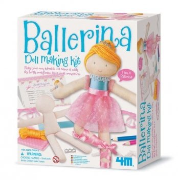 Набор для творчества 4M Crafts Создание куклы Балерина 00-02731