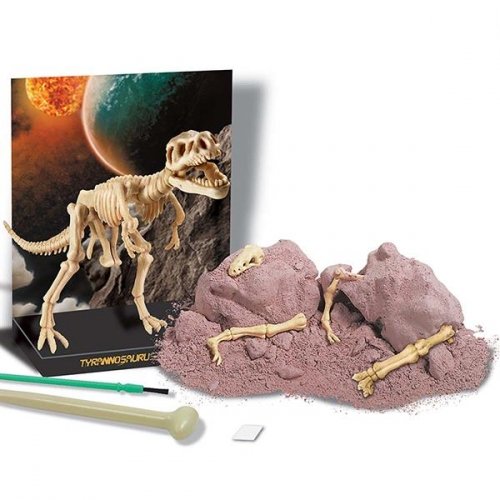 Детская игра набор для раскопок 4M KidzLabs Скелет тираннозавра 00-03221