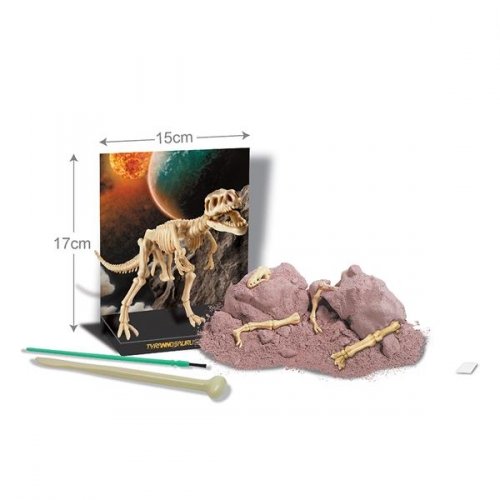 Детская игра набор для раскопок 4M KidzLabs Скелет тираннозавра 00-03221