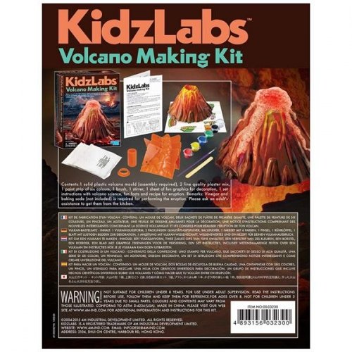 Опыты для детей 4M KidzLabs Вулкан 00-03230