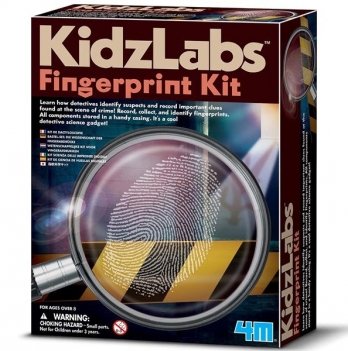 Игровой набор детектива 4M KidzLabs Отпечатки пальцев 00-03248