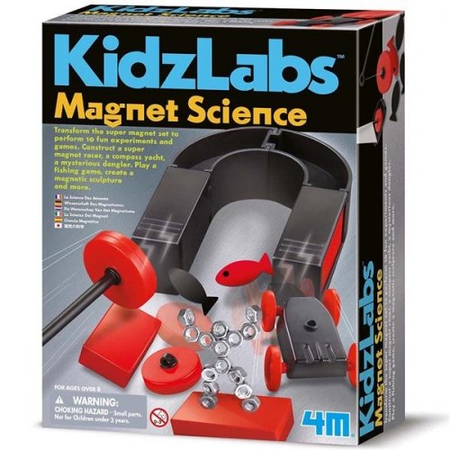 Опыты для детей 4M KidzLabs 10 опытов с магнитами 00-03291