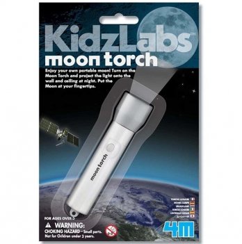 Фонарик проектор для детей 4M Science Луна 00-03310