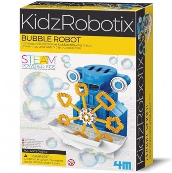 Конструктор 4M KidzRobotix Робот-мыльные пузыри 00-03423