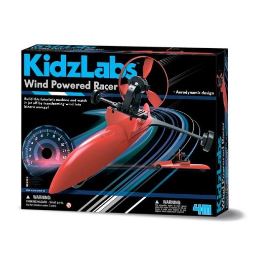 Конструктор 4M KidzLabs Гоночная машина на энергии ветра 00-03437