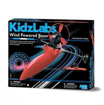 Конструктор 4M KidzLabs Гоночная машина на энергии ветра 00-03437