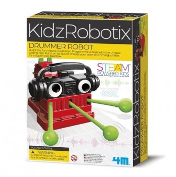 Конструктор 4M KidzRobotix Робот-барабанщик 00-03442