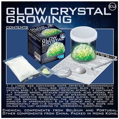 Опыты для детей 4M Crystal Growing Выращивание светящихся кристаллов 00-03918/EU/ML