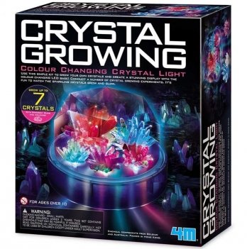 Опыты для детей 4M Crystal Growing Выращивание кристаллов с подсветкой 00-03920/US