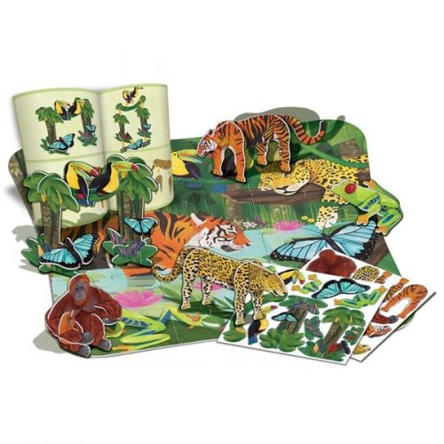 Пазлы для детей 4M Thinking Kits Тропический лес 00-04678