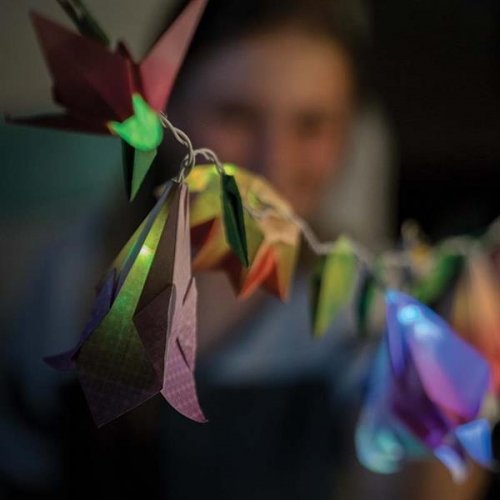Набор для творчества 4M KidzMaker Гирлянда из оригами Цветы 00-04725