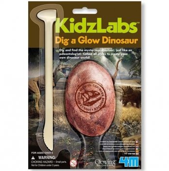 Детская игра набор для раскопок 4M Science Светящийся динозавр в ассортименте 00-05920
