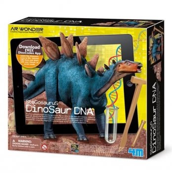 Детская игра набор для раскопок 4M AR Wonder ДНК динозавра Стегозавр 00-07004