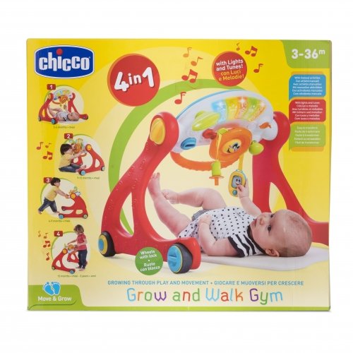 Игровой развивающий центр 4 в 1 Grow And Walk Chicco 09335.00