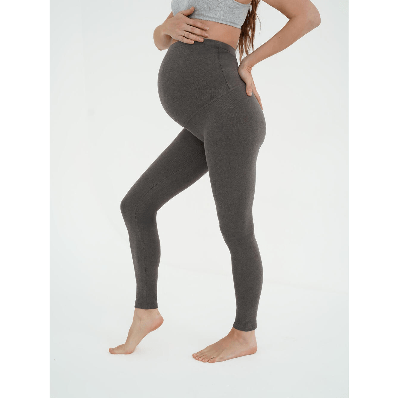 Лосины для беременных Мамин Дім Warm&Cosy Серо-коричневый 690
