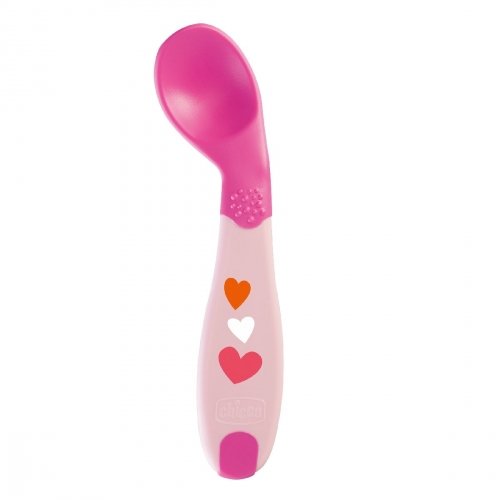 Ложка Chicco First Spoon 8 м+ Розовый 16100.10