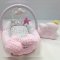 Кокон для новорожденных Happy Luna Babynest Plush Розовый/Белый/Серый 0172