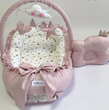 Кокон для новорожденных Happy Luna BabyNest Standart Любовь 2 Розовый 0200