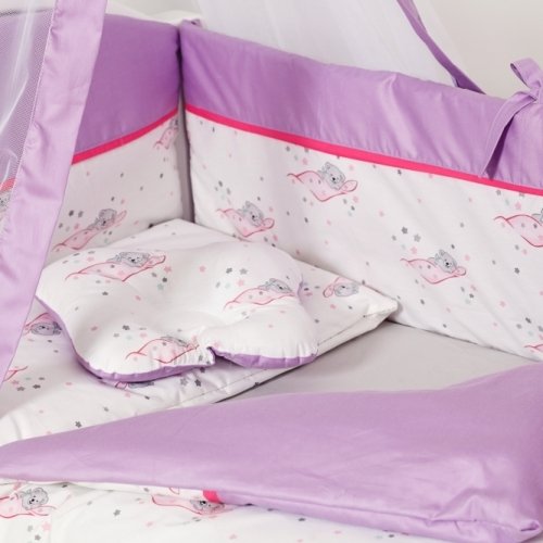Комплект постельного белья Twins Premium Modern Мишки Розовый 4028-P-117 9 предметов