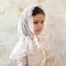 Церковный платок для девочки Бетис Хрестильна скринька 60х90 см Белый 27684023