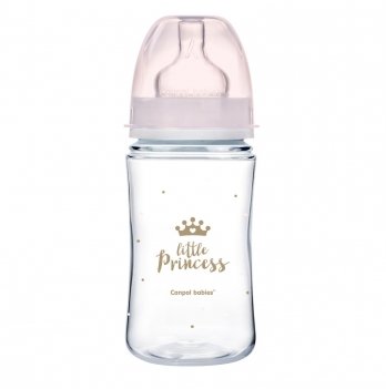 Бутылочка для кормления Canpol babies PP Easystart Royal 240 мл Розовый 35/234_pin