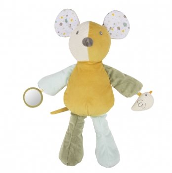 Детская игрушка плюшевая с пищалкой Canpol babie Mouse 77/200