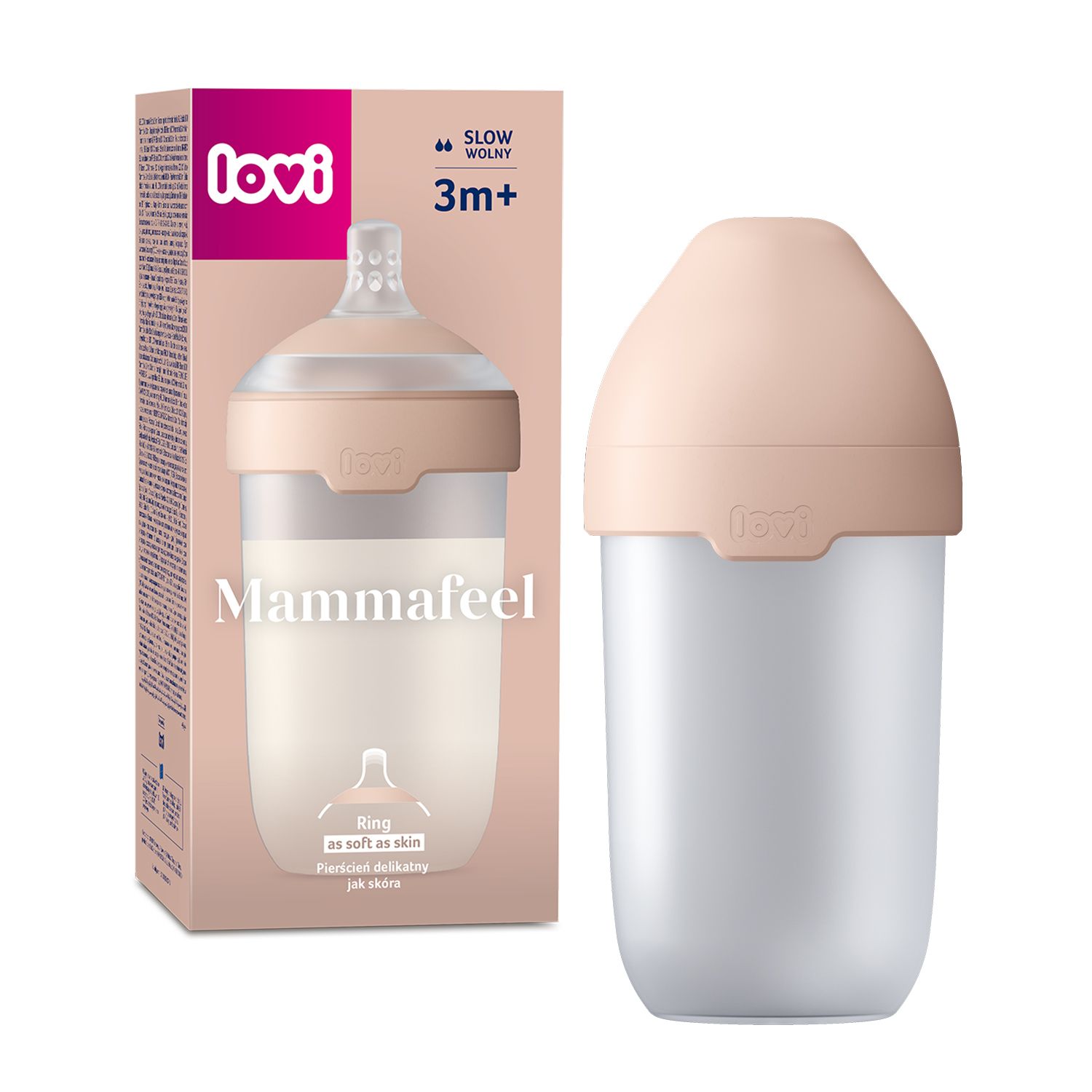 Антиколиковая бутылочка Lovi Mammafeel 3m+ 250 мл 21/596