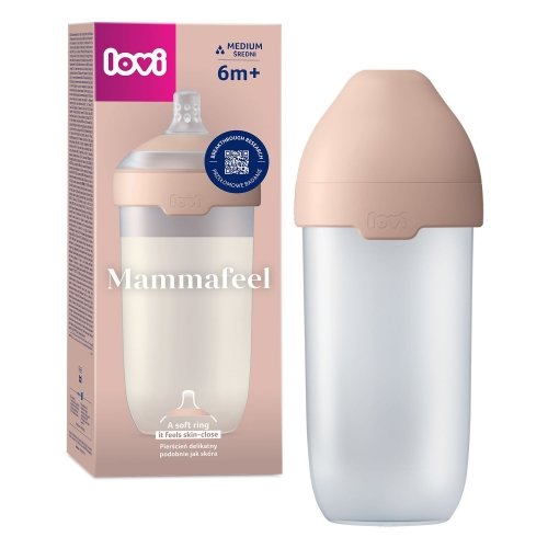 Антиколиковая бутылочка Lovi Mammafeel 6m+ 330 мл 21/597