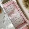 Детское постельное белье и бортики в кроватку Маленькая Соня Baby Mix Перо пудра Белый/Розовый 0291404