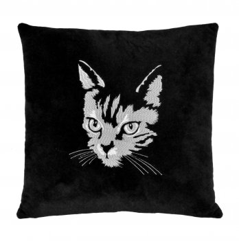 Декоративная подушка Тигрес Mister Cat Черный ПД-0374