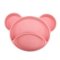 Детская тарелка силиконовая на присоске Canpol babies Мишка Розовый 51/401_pin