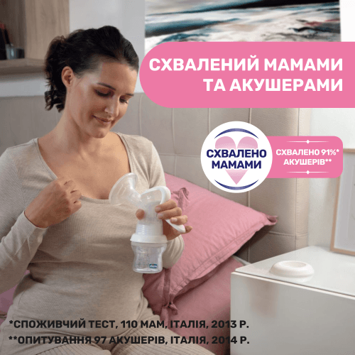 Молокоотсос ручной Natural Feeling Chicco