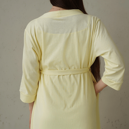 Халат для беременных и кормящих Мамин Дім Smart Care Желтый 25316