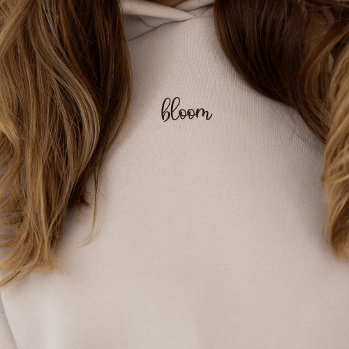 Худи для беременных и кормящих Мамин Дім Bloom Трикотаж с начесом Бежевый 29000