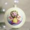 Новогодний шар на елку Santa Shop Дракон - Красотка Белый 8,5 см 4820001112580