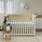 Бортики в кроватку стеганые Маленькая Соня Бежевый/Белый 071002