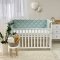 Бортики в кроватку стеганые Маленькая Соня Мятный/Горчичный 0710442