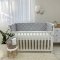 Бортики в кроватку стеганые Маленькая Соня Серый 071052