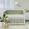 Бортики в кроватку стеганые Маленькая Соня Оливковый/Белый 0710648