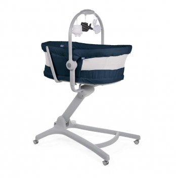 Кроватка-стульчик Chicco Baby Hug Air 4 в 1 Синий 79193.39.00