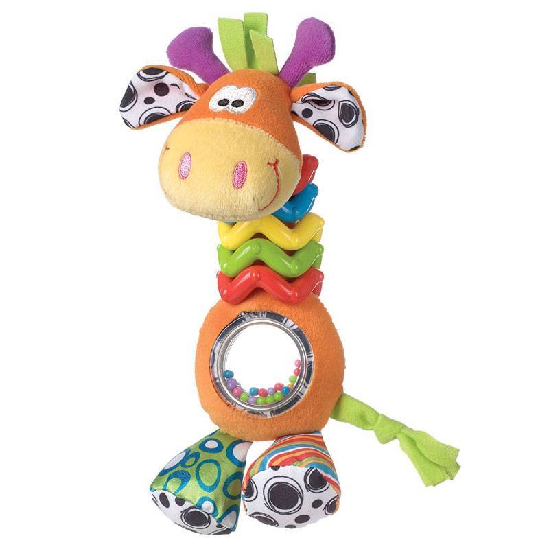 Развивающая игрушка Playgro Жираф с бусинами 3+ мес 0181561 Развивающая игрушка Playgro Жираф с бусинами 3+ мес 0181561