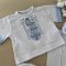 Комплект одежды для крещения BetiS Чарівний Українець 0 - 18 мес Флам кулир Белый/Голубой 91448752