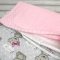 Плед для новорожденных Oh My Kids Мишки с бантиками Бязь/Плюш Розовый 100х80 см КУ-082-ХП