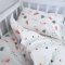 Детское постельное белье в кроватку Oh My Kids Flamingo Сатин Белый ПБ-066-С