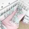 Плед для новорожденных Oh My Kids Волшебные единорожки на облаках Хлопок/Плюш Розовый 100х80 см КУ-106-ПХП