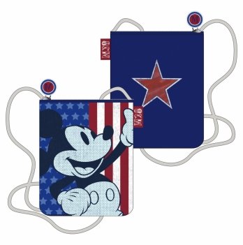 Сумка через плечо Disney Микки Маус (Mickey), 18,5 x 22 x 1 см