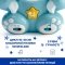 Музыкальный ночник проектор для новорожденных Chicco Мишка под радугой Голубой 10474.20