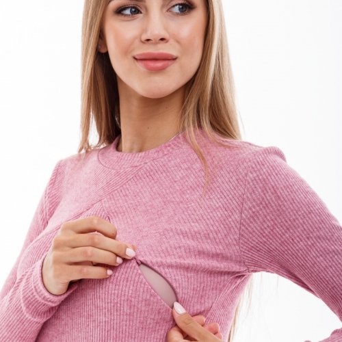 Платье для беременных и кормящих Юла мама Marika Розовый DR-49.142