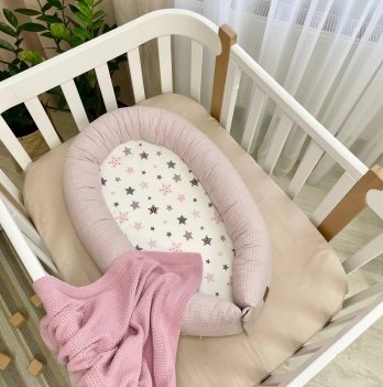 Кокон для новорожденных Маленькая Соня Baby Dream Stars пудра Розовый 5003283