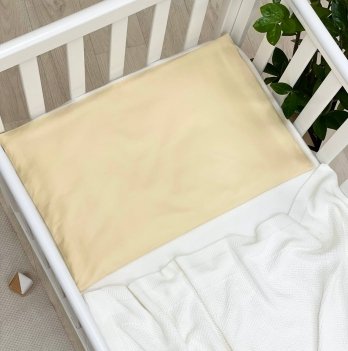 Наволочка на подушку Маленькая Соня Однотон Бежевый 40х60 см 360002